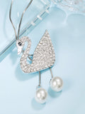 Pearl Pearl Swan Necklace