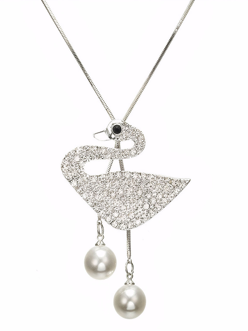 Pearl Pearl Swan Necklace