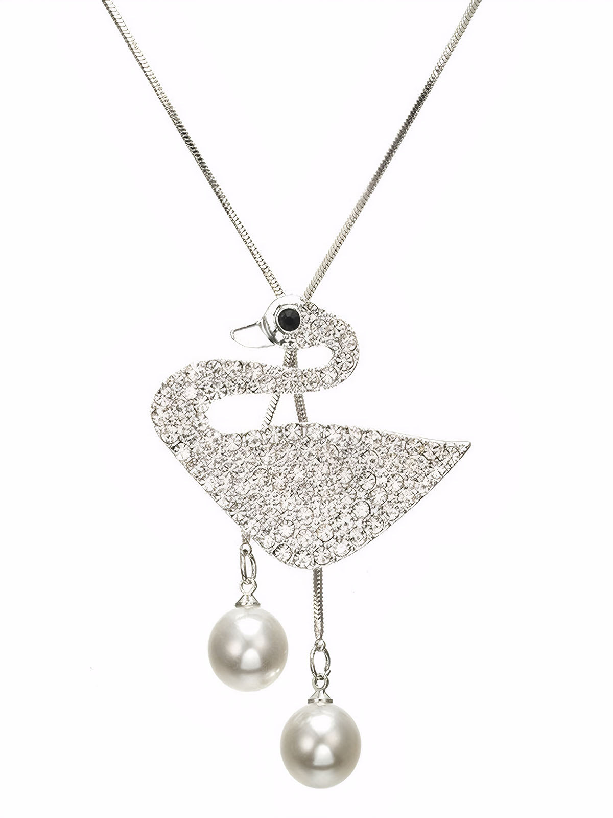 Pearl Pearl Swan Necklace