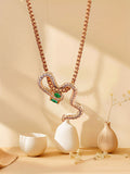 Pendant Cubic Zirconia Layered  Necklace
